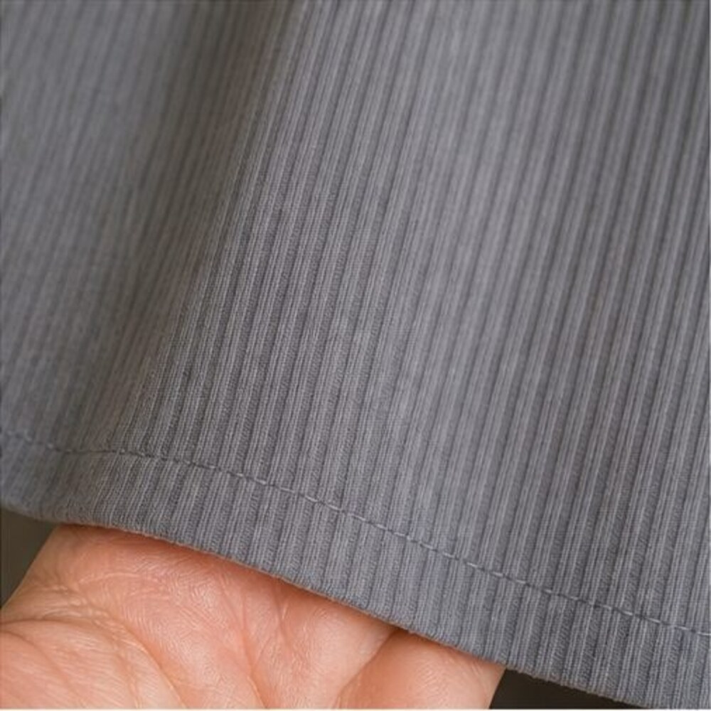 Gray Wrap Blouse - Picture 6 of 6